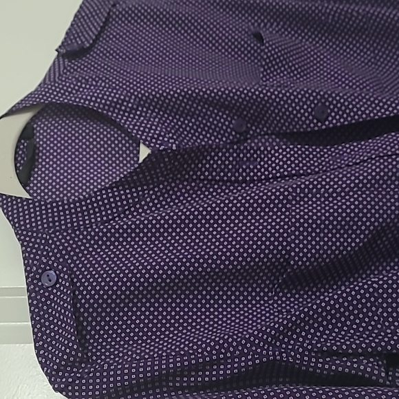 Apt 9 Purple button up blouse, size S - Picture 2 of 5
